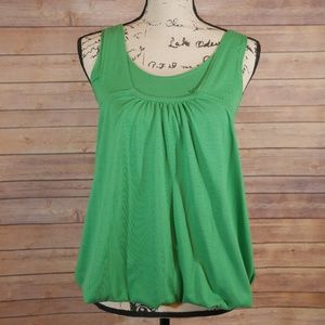 Romeo & Juliet Couture green top S small Juniors